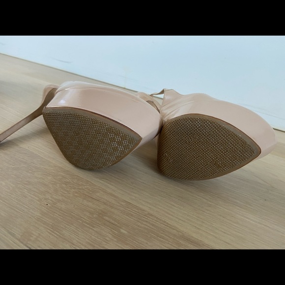 Sergio Rossi platform peep toe sling backs - Picture 5 of 6